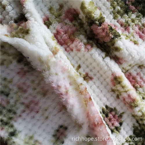 Textilfabrik liefern Großhandel Jacquard Flanell Stoff
